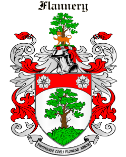 FLANNERY family crest FLANNERY family crest