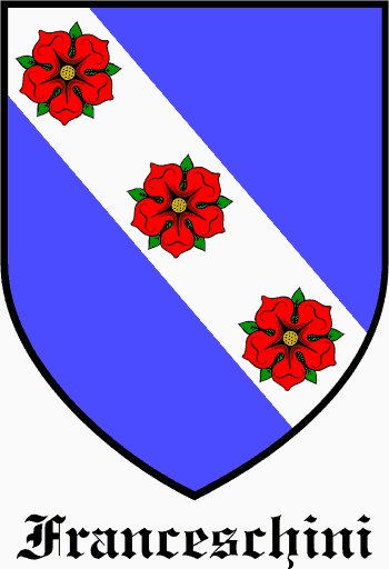 FRANCESCHINI family crest FRANCESCHINI family crest
