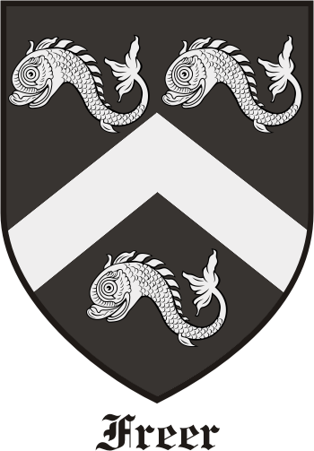 FREER family crest FREER family crest