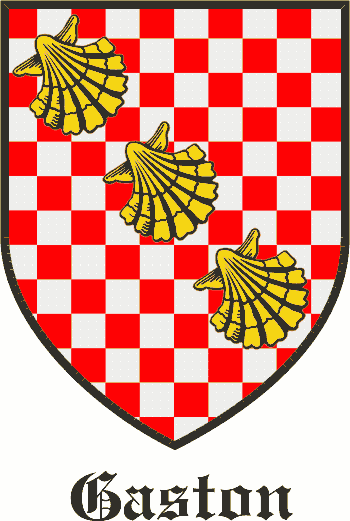 GASTON family crest GASTON family crest
