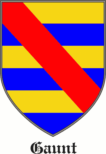 GAUNT family crest GAUNT family crest