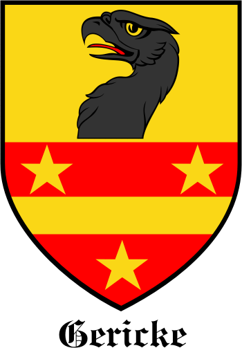 GERICKE family crest GERICKE family crest