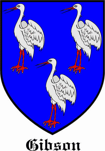 GIBSON family crest GIBSON family crest