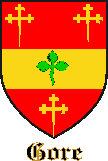 GORE family crest GORE family crest