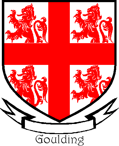 GOULDING family crest GOULDING family crest