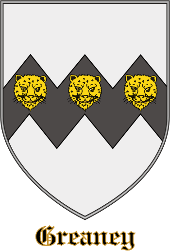 GREANEY family crest GREANEY family crest