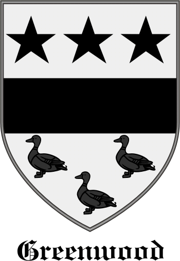 GREENWOOD family crest GREENWOOD family crest