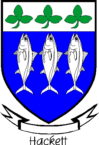 HACKETT family crest HACKETT family crest