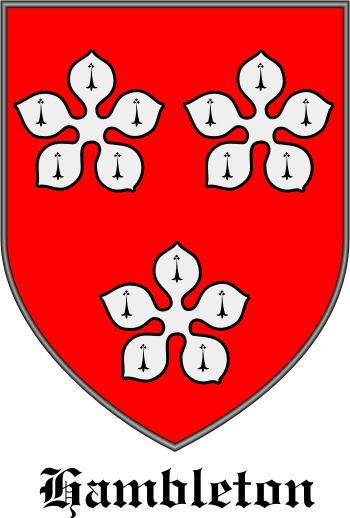 HAMBLETON family crest HAMBLETON family crest