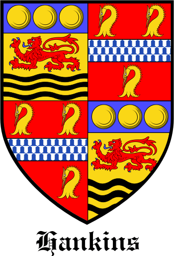 HANKINS family crest HANKINS family crest