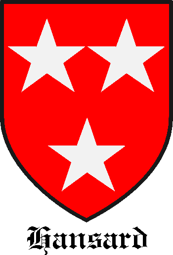 HANSARD family crest HANSARD family crest