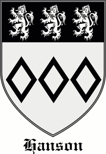 HANSON family crest HANSON family crest