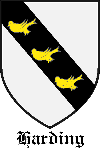 HARDING family crest HARDING family crest