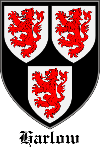 HARLOW family crest HARLOW family crest