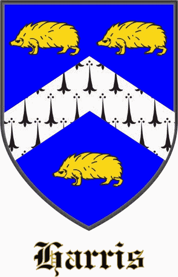 HARRIS family crest HARRIS family crest