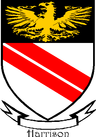HARRISON family crest HARRISON family crest