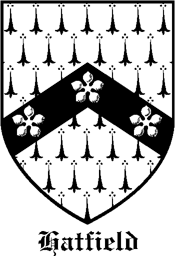 HATFIELD family crest HATFIELD family crest