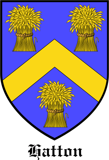 HATTON family crest HATTON family crest