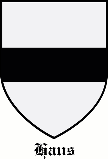 HAUS family crest HAUS family crest