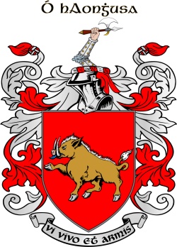 HENNESSY family crest HENNESSY family crest