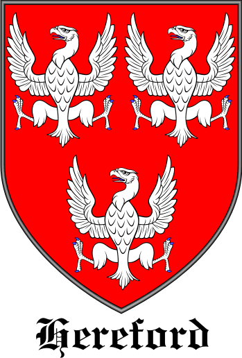 HEREFORD family crest HEREFORD family crest