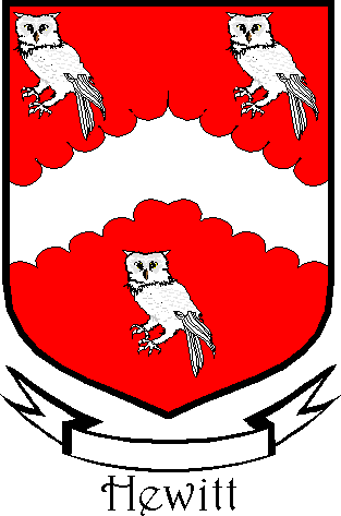HEWITT family crest HEWITT family crest