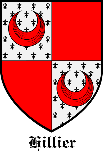 HILLIER family crest HILLIER family crest