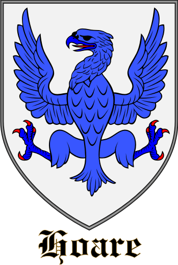 HOARE family crest HOARE family crest