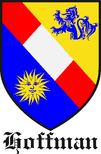 HOFFMAN family crest HOFFMAN family crest