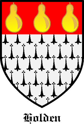 HOLDEN family crest HOLDEN family crest