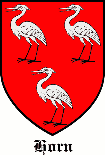 HORN family crest HORN family crest