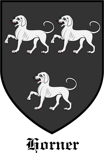 HORNER family crest HORNER family crest