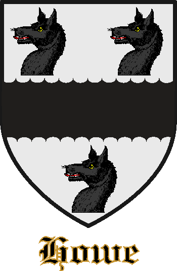 HOWE family crest HOWE family crest