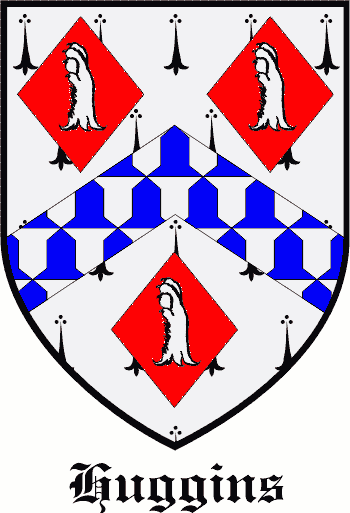HUGGINS family crest HUGGINS family crest