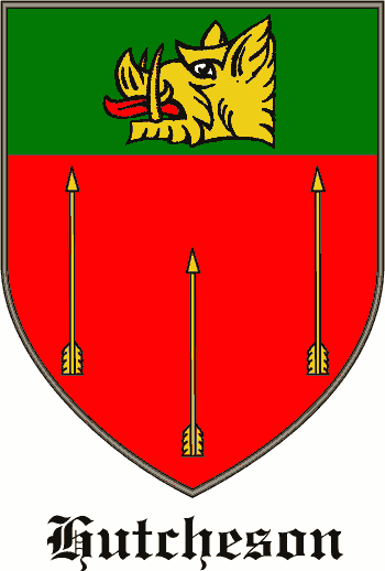 HUTCHESON family crest HUTCHESON family crest