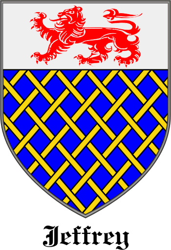 JEFFREY family crest JEFFREY family crest