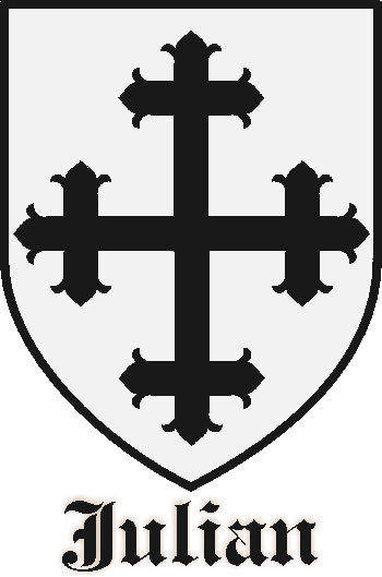 JULIAN family crest JULIAN family crest