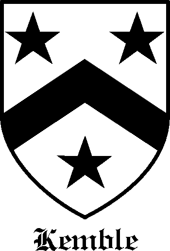 KEMBLE family crest KEMBLE family crest