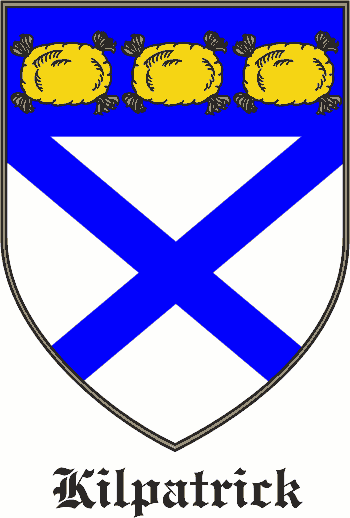 KILPATRICK family crest KILPATRICK family crest