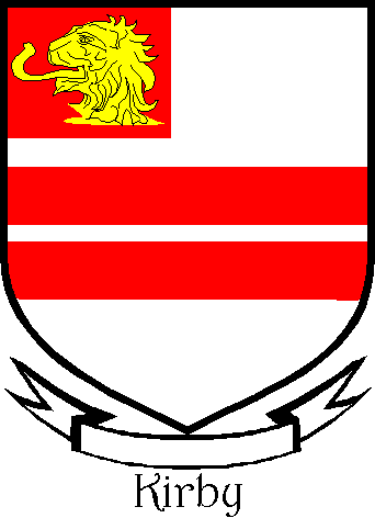KIRBY family crest KIRBY family crest