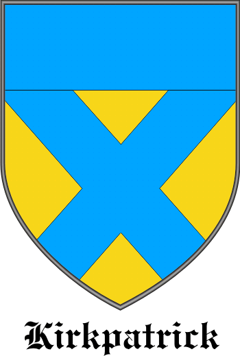 KIRKPATRICK family crest KIRKPATRICK family crest