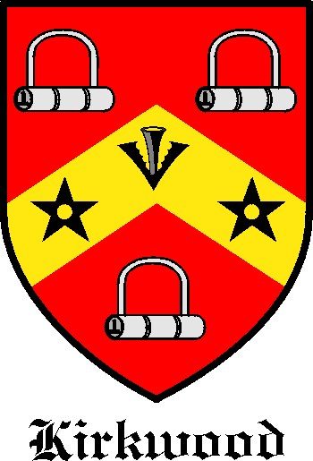 KIRKWOOD family crest KIRKWOOD family crest