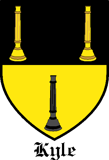 KYLE family crest KYLE family crest