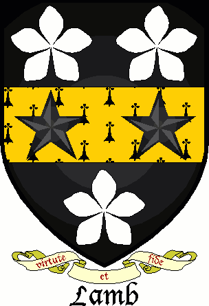 LAMB family crest LAMB family crest