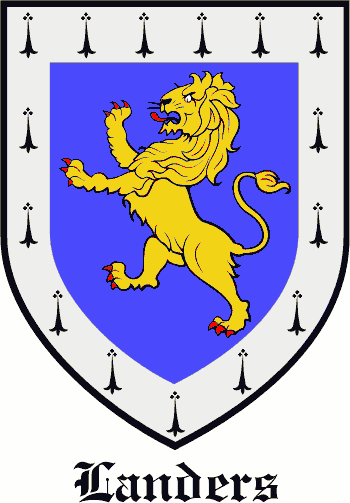 LANDERS family crest LANDERS family crest