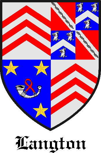 LANGTON family crest LANGTON family crest