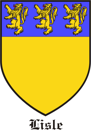 LISLE family crest LISLE family crest