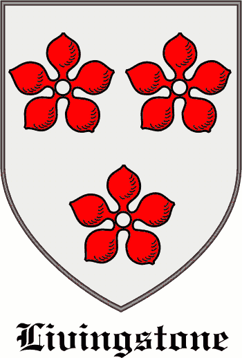 LIVINGSTONE family crest LIVINGSTONE family crest