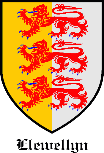 LLEWELLYN family crest LLEWELLYN family crest