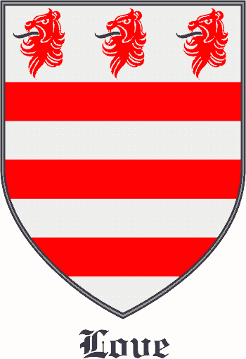 LOVE family crest LOVE family crest